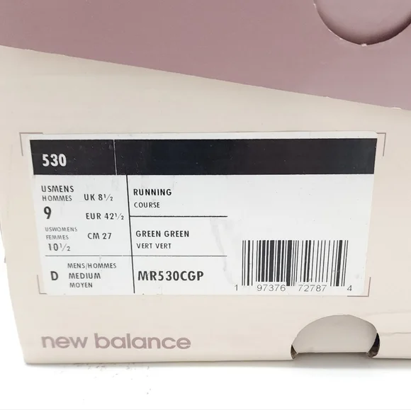 New Balance 530 CALIA Green Mint Pink MR530CGP Running Shoes Size 10.5 - Picture 9 of 10
